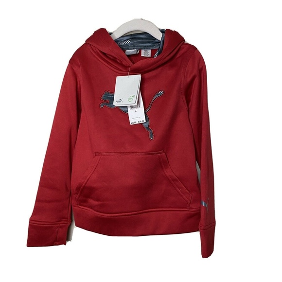red youth sweatshirt